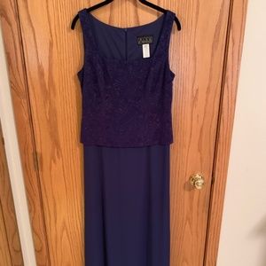 Alex Evenings Purple Gown with Jacket